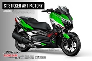 สติ๊กเกอร์ฉลาม XMAX 2018-2022 Shark Monster  คุณภาพ3Mแท้เคลือบใสด้านกันรอย