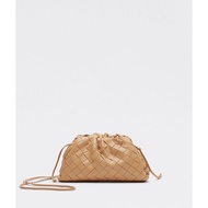 [PREORDER] BOTTEGA VENETA Mini pouch with lambskin and Intrecciato