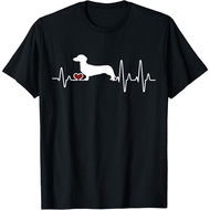 Dachshund Dog Heartbeat Pulse T-Shirt T-Shirt