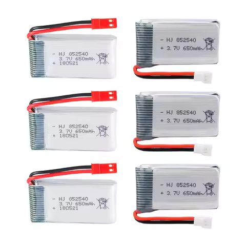 3.7V 650mAh Li-po Battery For SYMA X5C X5C-1 X5 H5C X5SW 852540 3.7V Lipo Drone Rechargeable Battery