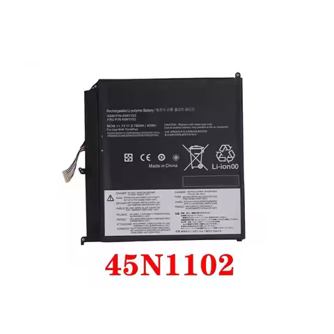 45N1102 45N1103 Laptop Battery for Lenovo ThinkPad X1 Helix Tablet Built-in Batteries 3ICP6/46/122 1