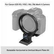SmallRig Rotatable Plate Kit for Canon EOS R5 / R5C / R6 / R6 Mark II HorizontaltoVertical Mount for