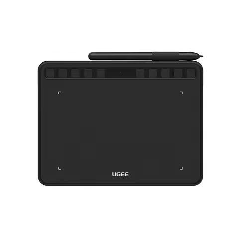 UGEE S640 Drawing Tablet 6.3 inch Graphics Tablet Tilt 60° Pen Tablet Digital Art Pad 8192 Level for