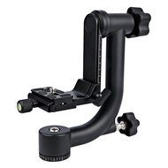 Heavy Duty Tripod Gimbal Head Aluminum Alloy 360° Panoramic Gimbal with Arca-Swiss Standard 1/4'' Qu