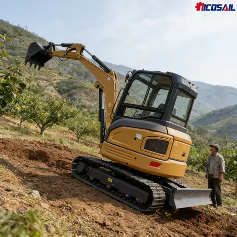 3.0 Ton Mini Excavator CE Approved Euro 5 Multifunctional Small Excavator with Bucket