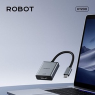Robot Ht200 Adapter Kabel Hdmi Colokan Adaptor Type c To Hdmi With 4k 30Hz Hd Macbook Tv Audio Ke La
