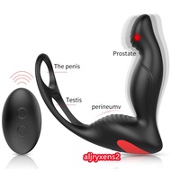 Wireless male vibrator fun products remote control anal plug backyard toy prostate orgasm massager