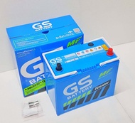 GS 46B24L 12V.45Ah แบตเตอรี่รถยนต์ : ซีวิค วีออส อัลติส ยาริส มาสด้า2 (เบนซิน) สวิฟท์ สินค้าใหม่พร้อ