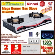Rinnai Gas Cooker RI-522MM Mega Burner Table Top Gas Stove - 4.8kW