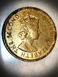 古幣收藏館亞洲香港錢幣硬幣鎳幣銅幣 1975年 香港壹毫 香港一毫 香港1毫