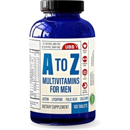 A to Z Multivitamin and Multimineral Supplement for Men - 3 Month Supply - Vitamins A C D E K B1 B2 