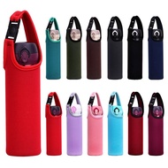 Insulated Neoprene Water Bottle Pouch Cover Water Bottle Carrier Thermos Flask Protector Water Bottl