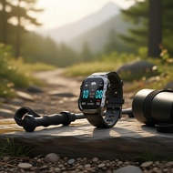 2025:1.96,420mAh,。  2025 Jam Tangan Pintar Luar Lelaki: Paparan HD 1.96, Bateri 420mAh, Sokongan Pan