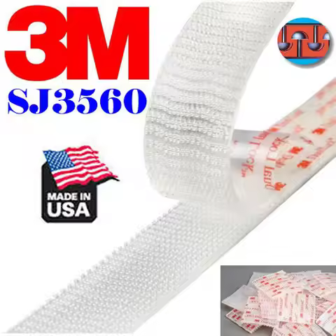 3M Dual Lock Reclosable Fasteners SJ3560,Type 250,Clear, Snaps Shut, Strong and Secure,Durable for R