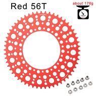 LP Litepro พับจานหน้าจักรยาน52T 56T 58T 130BCD แสงพิเศษกลวง BMX แคบกว้างโซ่