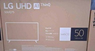 PalingMURAH! LG UHD 4K SMART TV 50 INCH DIGITAL 50UQ75 ThinQ AI Dolby AUDIO HDR10+ GARANSI RESMI