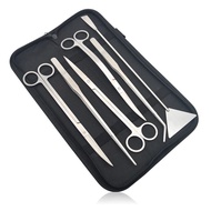 Aquarium Cleaning Tools Set Wave Scissors Tweezers Aquatic Plant Grass Trimming Stainless Fish Tank 
