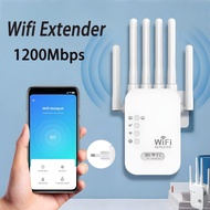Wifi Repeater 6 Antenna Wifi Signal Booster 1200Mbps 50-100Meter | Wifi Signal Booster Tool