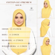 COTTON LILY PREMIUM SIZE M by aminie hijab