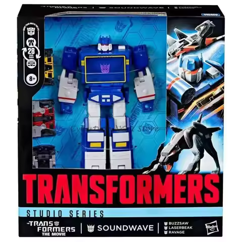 Transformers Headmasters G1 Toys Deformation Robots Soundwave SS-86 Leader Class Ravage Laserbeak Bu