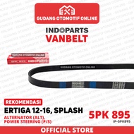Fanbelt Fanbelt ALT P/S Ertiga 2012 Splash Alternator Power Steering 5PK 895 Indoparts