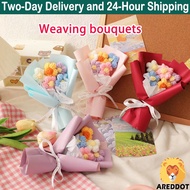 [SG] 5 Handmade Bouquet Artificial Flowers, Mother's Day Valentine's Day Teacher's Day Children's Romantic Bouquet Gift