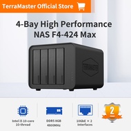 TerraMaster F4-424 Max NAS Storage - 4Bay Core I5 1235U 10คอร์12กระทู้RAM DDR5 8GBพอร์ต10GbE คู่ประส
