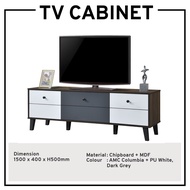 TV Cabinet 150CM TV Console Living Hall Cabinet Media Storage Cabinet 5ft TV Stand TV Rack