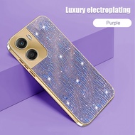 Case Motorola G06 / G06 Power Casing Luxury Electroplating List Gold Premium