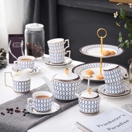 梵芙瑞Vanvery歐式茶具簡約輕奢金邊陶瓷咖啡壺威基伍德下午茶具