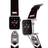 Marvel-Apple Watch錶帶-皮革系列-鋼鐵人 Ironman