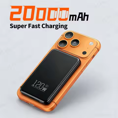 20000mAh Magnetic PowerBank Wireless PD 22.5W Fast Charger For Magsafe Portable Auxiliary Battery Fo