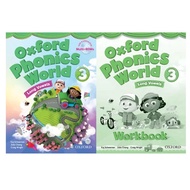 Sách - (Bộ 2 cuốn) Oxford Phonics World 3 - Tặng file nghe