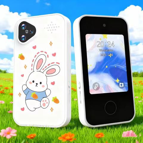 Kids Smart Phone With Dual Camera, 2.8" Touchscreen, 720P IPS Display, Battery, USB-C Charging, 4+ Y