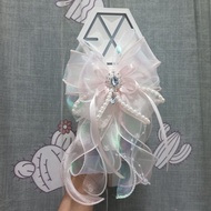 Gorgeous baby peach lightstick bow - TWICE IVE G-IDLE SNSD RV BABYMONSTER BLACKPINK ITZY lightstick 