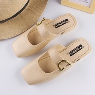 Ready Stock FIFTY50 FS148 Zendo Sandal Women’s Sandals Kasut Wanita Murah Shoe Girl Flat Shoes Heel 