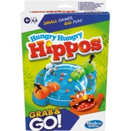 [Original Hasbro] Hungry Hungry Hippos Grab and Go Board Game (Travel size)
