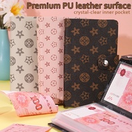 100 Envelopes Money Saving Challenge PU Large Capacity Budget Binder Book with Password Lock Financi