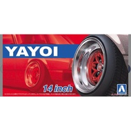 Aoshima 1/24 Car Model Rims Accessory 14 Inch Yayoi Model Kit Mokit