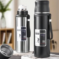 1pc 800ml/27.05oz Large Capacity Double Walled Stainless Steel Water Kettle And Vacuum Bottle For Ou