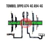 TOMBOL OPPO A74 4G A94 4G BUTTON SET + FLEXIBLE ON OFF VOLUME OPPO A74 4G A94 4G Original