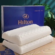 Hilton Latex Pillow Gift Pillow Neck Pillow Imitation Latex Pillow Core Factory Direct Sales Wholesale Community Group P