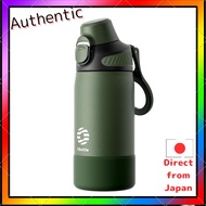 FJbottle One-Touch Vacuum Insulated Stainless Steel Water Bottle with Handle, Magnetic Stand, Large 