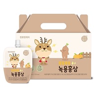 [Chunho N Care] Haru Hwalyuk Kids Deer Antler Red Ginseng 40ml x 30pcs | Spout Pouch K-Health