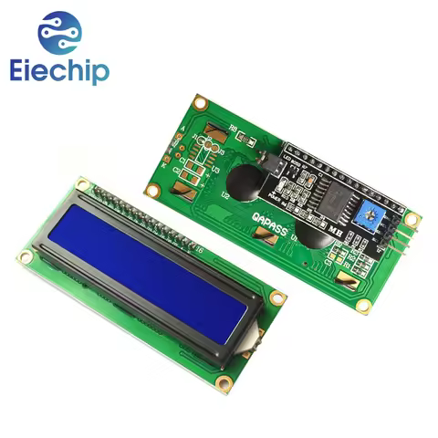 1602 LCD Display Module DC 5V 16x2 Character Blue Screen Display Module With IIC/I2C interface Adapt