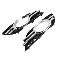 (YPSC) Car Front Fog Light Grill Chrome Trim Cover Set for - E-Class W211 07-09 A2118851174 A2118851