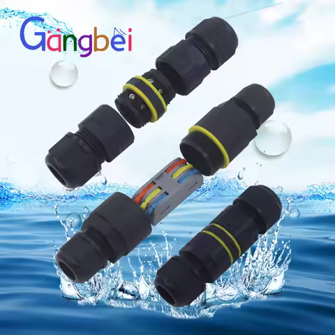 Outdoor Waterproof Connector Quick Terminal Block 2/3/4/5/6 Pin Terminal Post Junction Box Splicer f
