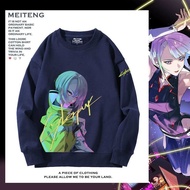 Cyberpunk 2077 Lucy Co-Branded Merchandise Round Neck Sweatshirt Men Women Spring Autumn Winter Flee
