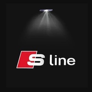 Audi A3 A4 B8 8P 8V A6 C7 A5 Q5 B7 B6 B9 SLINE QUTTRO RS Q3 Q7 S3 S4 S5 S6 S8 Car Door Logo Light Le