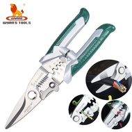 WYNNS Wire Stripper Crimping Pliers Multi-Functional Electrician Tool Stripping Crimping and Peeling Home Network Cable Stripper
